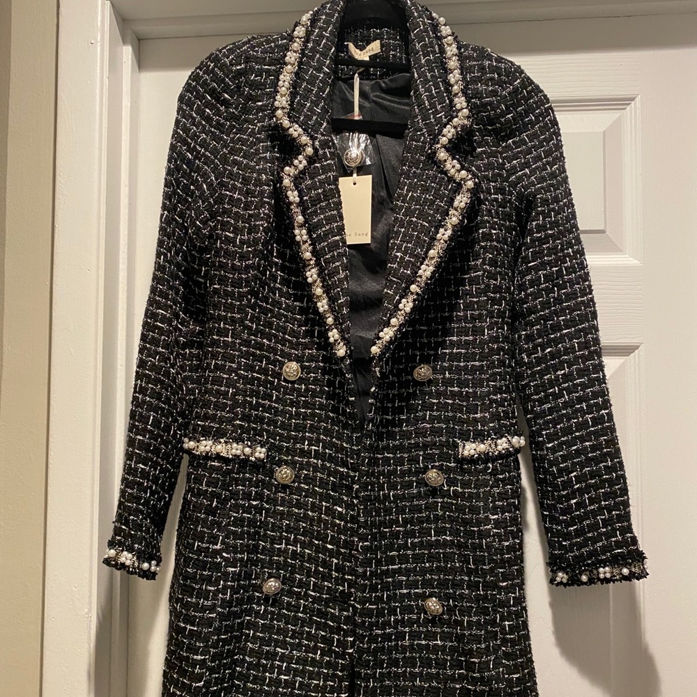 Pearly tweed NWT blazer
